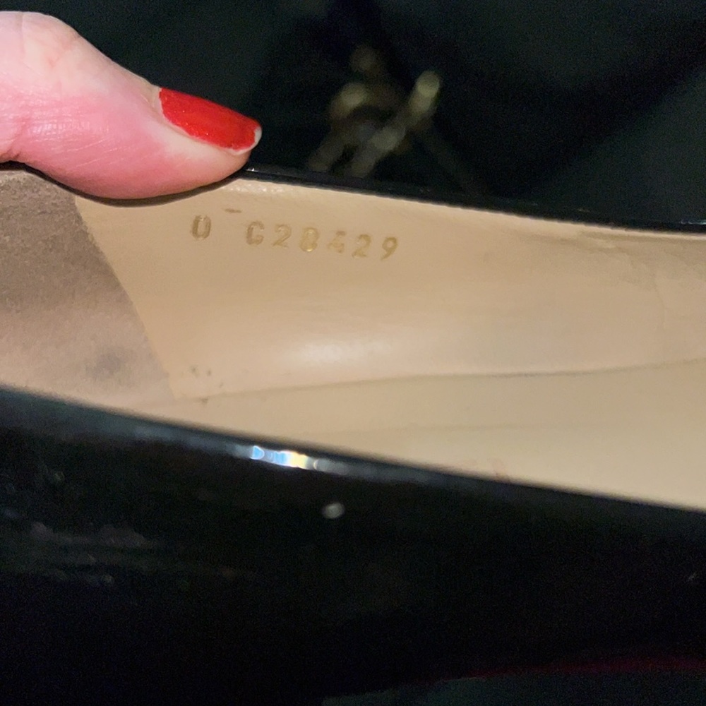 CHANEL Black Patent Leather Cap-Toe Ballet Flats - Picture 6 of 16